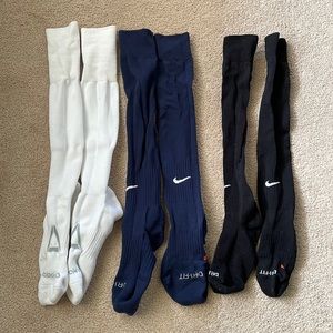 Nike / Reebok Dri Fit High Sport Socks - soccer, lacrosse, field hockey